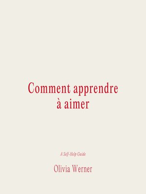 cover image of Comment apprendre à aimer